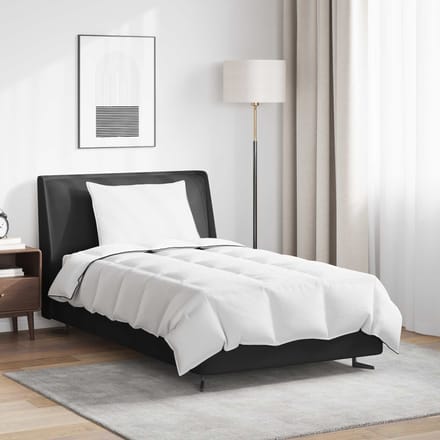 vidaXL - Winter - Duvet - met - kussen - 2 - st - Wit - Donsveer