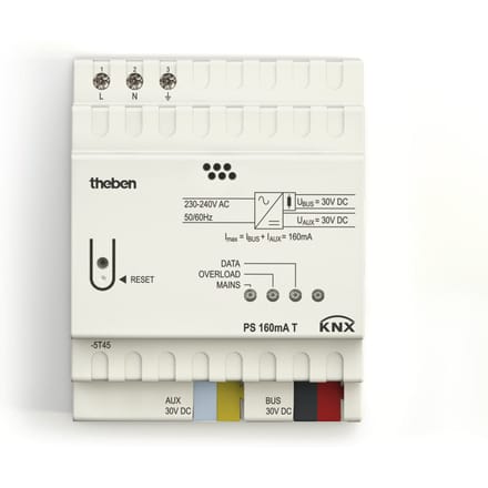 Theben Ps 160Ma Knx Voeding Met Hulpaansluiting - 9070956 - E3XED
