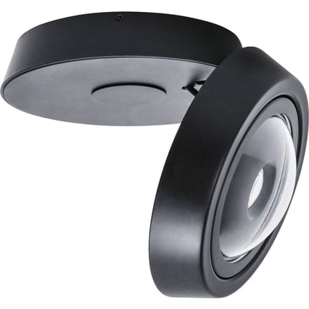 Megatron Solo Movimento LED plafondspot, zwart