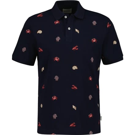 Gant 2014100 Korte Mouw Poloshirt Blauw S Man