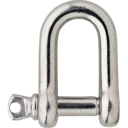 DX D-sluiting RVS 5mm