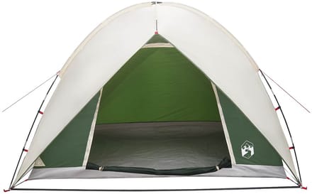 vidaXL - Campingtent - met - waterdichte - regenfly - 3-persoons - Groen