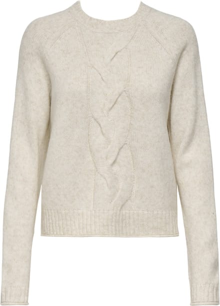 Jacqueline de Yong Trui Jdysusanna L/s O-neck Raglan Pull K 15351909 Whitecap Gray/melange Dames Maat - XL