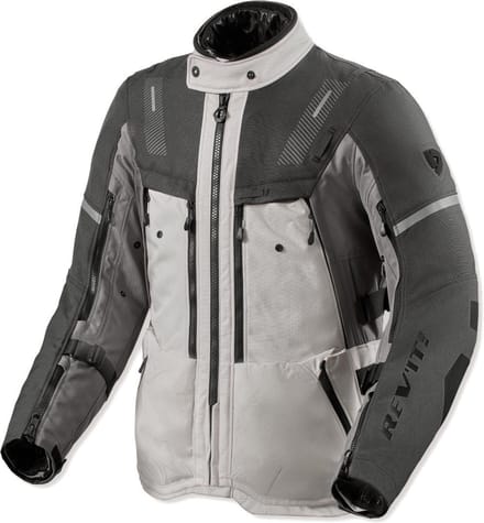 REV’IT! Sand 5 H2O Zilver Antraciet Motorjas - Maat XL - Jas