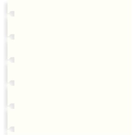 Filofax interieur, formaat a5, uitvoering blanco wit notitiepapier à 32 vel
