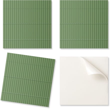 Verpakking van verticale vinyl vloertegels, set van 9x30x30 cm