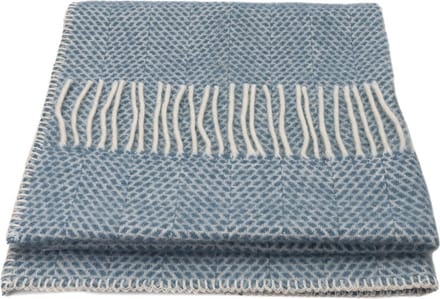 WOOOL Luxury Babydekentje - BEEHIVE (Petrol) - 68x73cm - 100% Lamswol