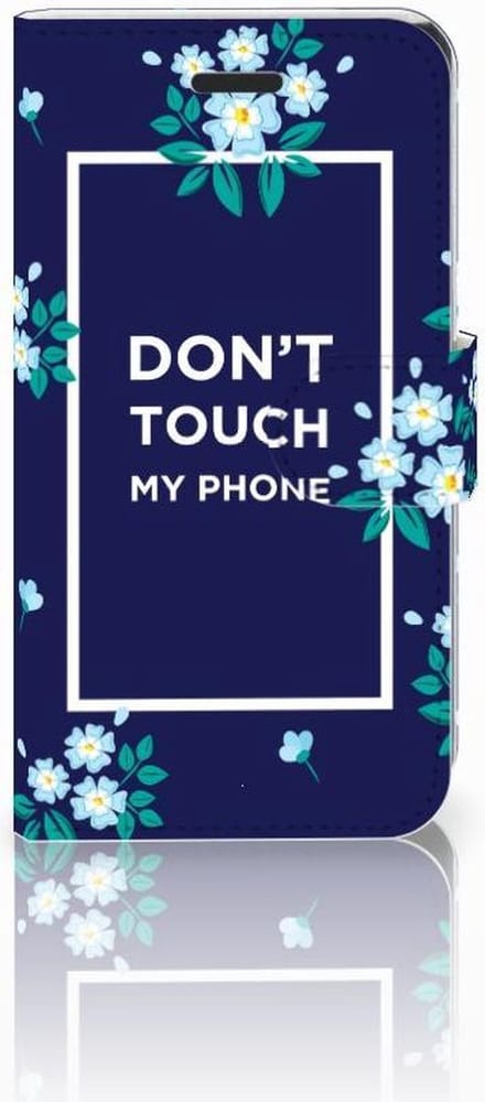 Samsung Galaxy Xcover 3 | Xcover 3 VE Portemonnee Hoesje Flowers Blue DTMP