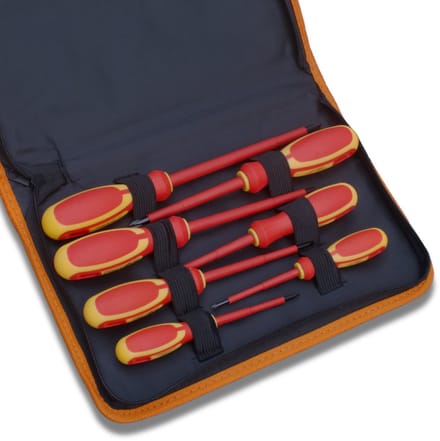 Schroevendraaierset 7-Delig – Geïsoleerd / 1000V – Comfortabele Grip – Veilig & Betrouwbaar | Centurius