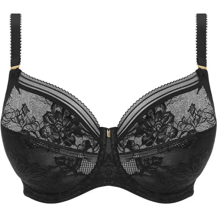 Fantasie FUSION LACE UW SIDE SUPPORT BRA Dames Beha - Black - Maat 85F