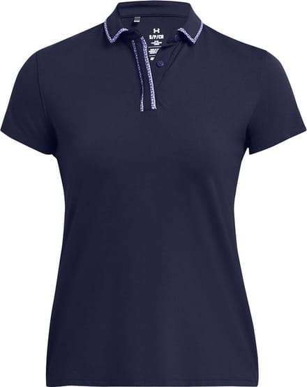 Dames Golfpolo Under Armour Iso-Chill SS Midnight Navy