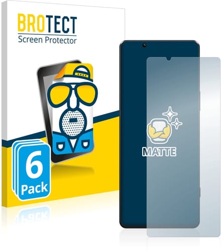 BROTECT - Screenprotector voor Sony Xperia 5 IV - Folie Beschermfolie matte 6 Stuks