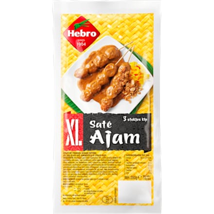 3 Stokjes Kipsaté Ajam XL