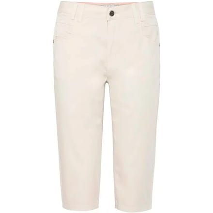 Hoge taille straight capri jeans voor vrouwen Pulz Jeans Evelyn