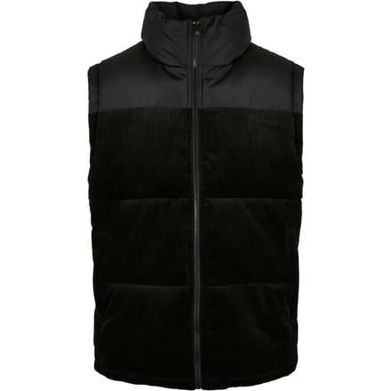 Urban Classics Cord Vest Black Taglia: M | Giacche senza maniche Outlet | Uomo | Nero