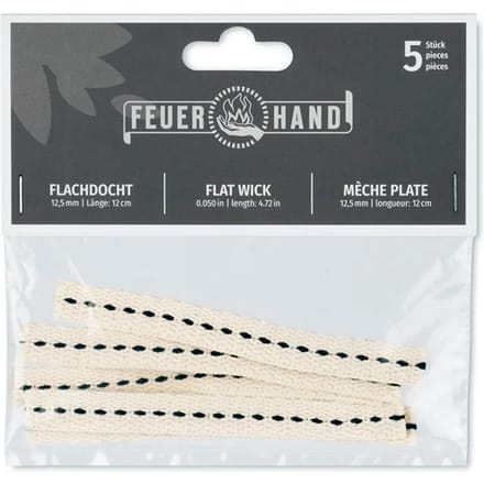 Feuerhand Flat Wick 12 cm for 276, Lont, 5 stuks.