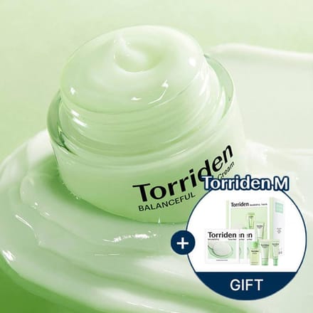 Torriden BALANCEFUL Cica Verzachtende Crème 80ml + Balanceful Proefset (Gratis geschenk) beige
