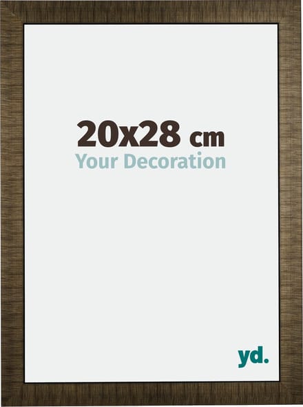 Your Decoration - Fotolijst 20x28 cm - Hout - Champagne Geborsteld - Leeds