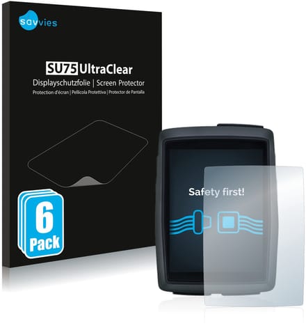 Savvies - Screenprotector voor Sigma BC 14.0 WL - Folie Beschermfolie transparant 6 Stuks