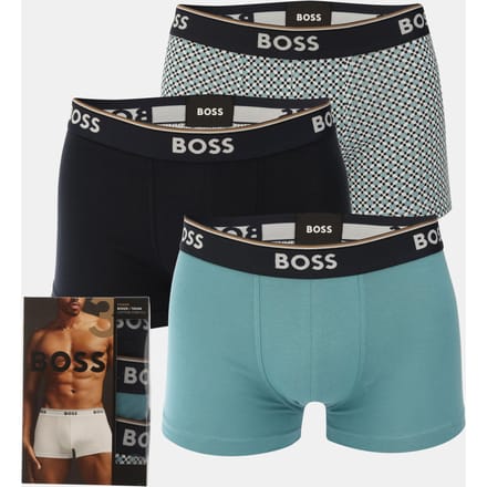 Heren Boss 3-pack Power Design Trunks in Multi kleur