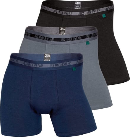 JBS Heren lang short / pant 3 pack Bamboo