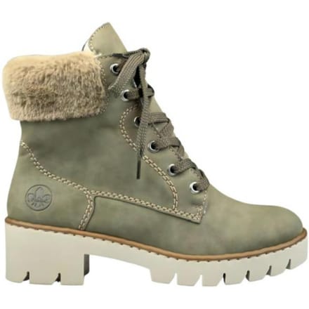 Rieker Veterboots grijs Nubuck - Maat 39