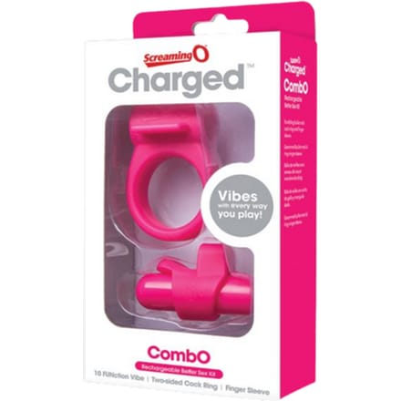 Screaming O Charged Combo Rechargeable Better Sex Couple Kit – Roze