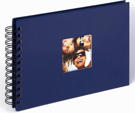 Walther SA-109-L Fun - Spiraal album - Formaat 23 x 17 cm - Blauw