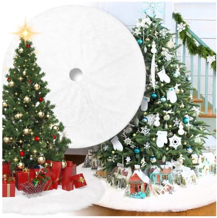 Zolta - Kerstboommat Shaggy - 115 cm - Beschermend - Decoratief