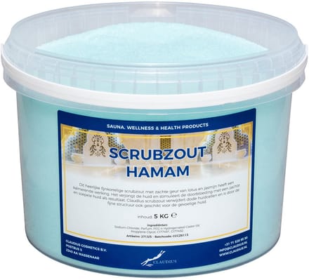 Scrubzout Hamam 5 KG - Hydraterende Lichaamsscrub