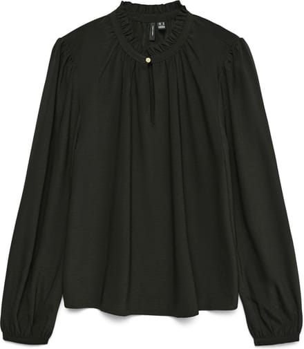 Vero Moda Mani LS Frill Top Dames - Maat M