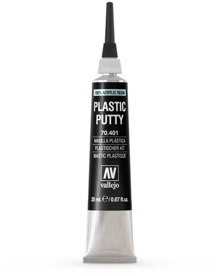Vallejo Hobbylijm - 70401 Plastic Putty - Tube Filler