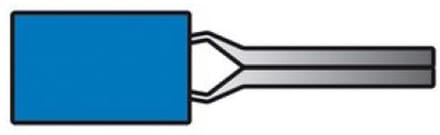 Carpoint Pen Kabelschoen 621 Blauw Ø 1.9mm 10 Stuks