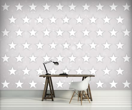 Poster | Grijs , Wit | 104 x 70,5 cm