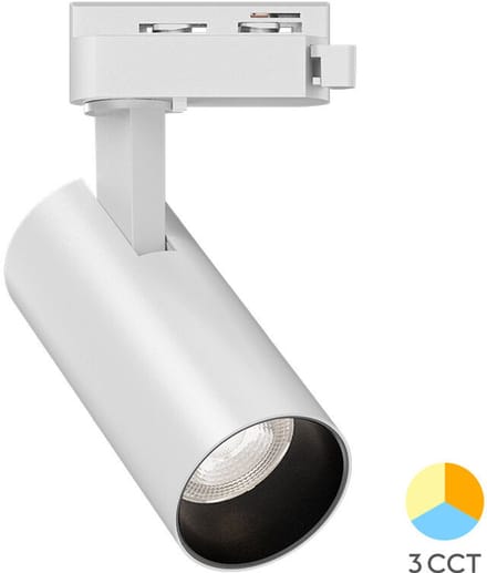 LED Railspot - Track Spot - Braytron - 1-Fase - 15W 1560lm 38D - Aanpasbare Lichtkleur CCT - Wit