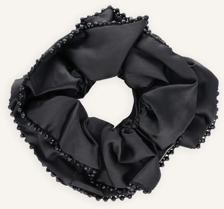 Becksondergaard Luster Bead Scrunchie Haaraccessoires Dames - Zwart - Maat ONESIZE