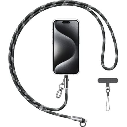 Usams Lanyard Met Kabel 30W Usb-C Naar Lightning 1,2M Voor Apple Iphones