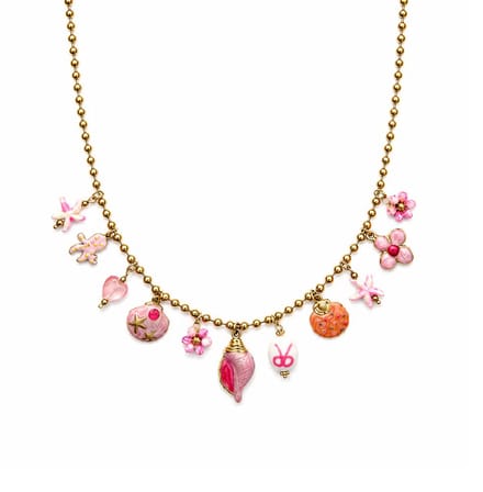 Lovely love bedelketting Roze