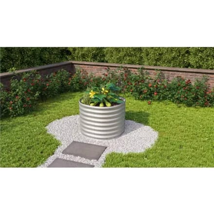 Vitavia Plantenbak Vita - Blank - Metaal - 82,1x82,1x63cm