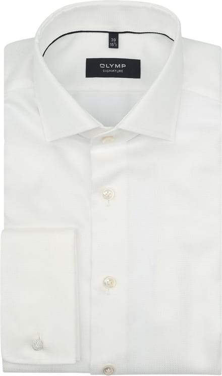 OLYMP Signature Overhemd, Tailored Fit, Signature Kent, Champagne