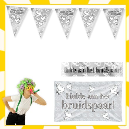 Feestpakket | Bruidspaar | 6-delig