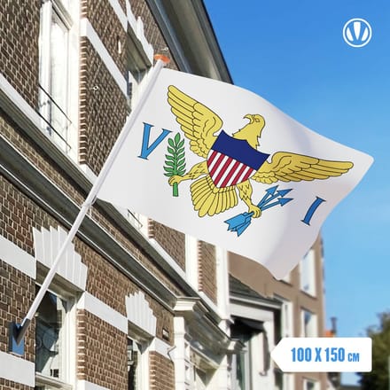 Vlag Amerikaanse Maagdeneilanden 100x150