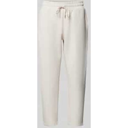 Sweatpants met paspelzakken aan de achterkant