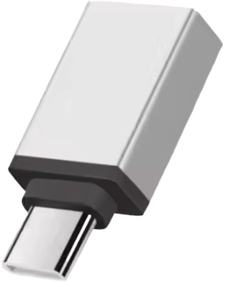 USB-C naar USB-A adapter - OTG Converter - USB 3.0 - USB C naar USB A HUB - Verloopstekkertje - Verloop adapter - Grijs - 1 stuks - CHPN