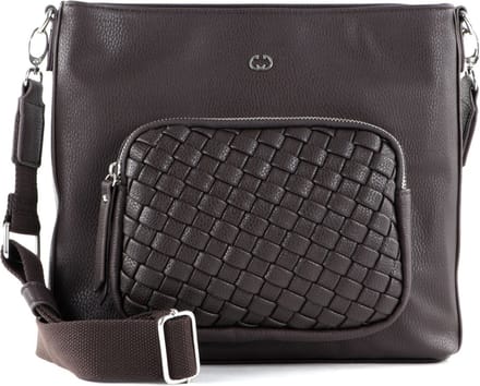 GERRY WEBER Schoudertas Wave Shoulder Bag LVZ Dark Brown Bruine