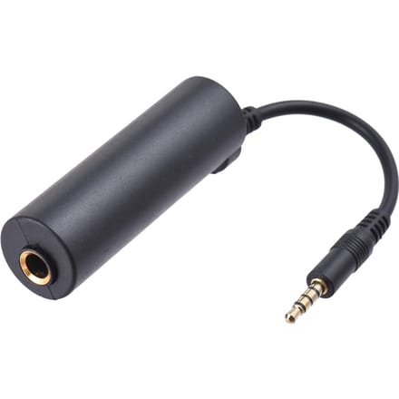 Gitaar Interface Converter Gitaareffecten Interface Adapter Converter Vervangende gitaar voor iOS zwart
