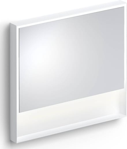 Clou Look at Me spiegel, 90cm, LED-verlichting, IP44, mat wit