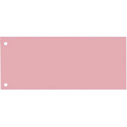 Scheidingsstrook Oxford smal 240x105mm 190gr roze 100 stuks