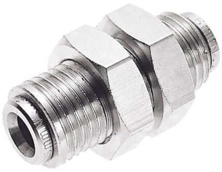 IMI NORGREN Rechte koppeling 100290600 Schroefdraad (buiten): M14 x 1.5 Buis-Ø: 6 mm 1 stuk(s)