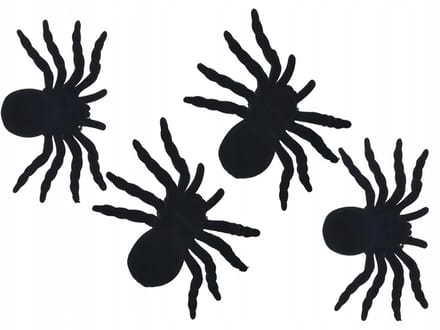 Halloween spin 4 stuks decoratie griezelig horror
